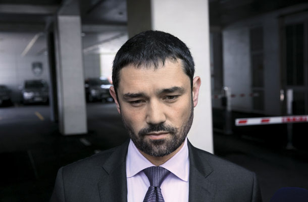 Janko Medja, predsednik uprave NLB, po sestanku s predsednico vlade o prodaji Mercatorja hrvaškemu Agrokorju 
