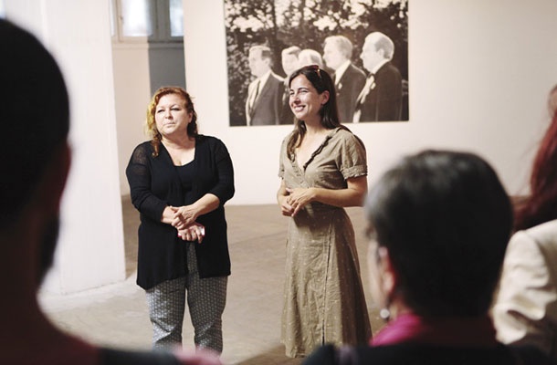 Saša Nabergoj na razstavi v Izmirju