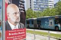 Predsednik vrhovnega sodišča na predvolilnem plakatu