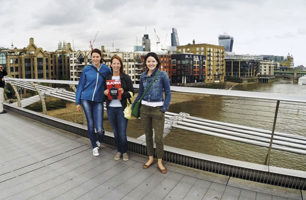 Milleunium Bridge, London, VB / Foto Kaja Gulič