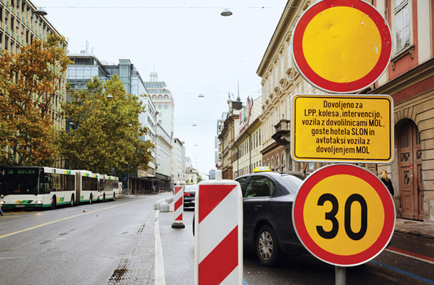 Slovenska cesta v Ljubljani 