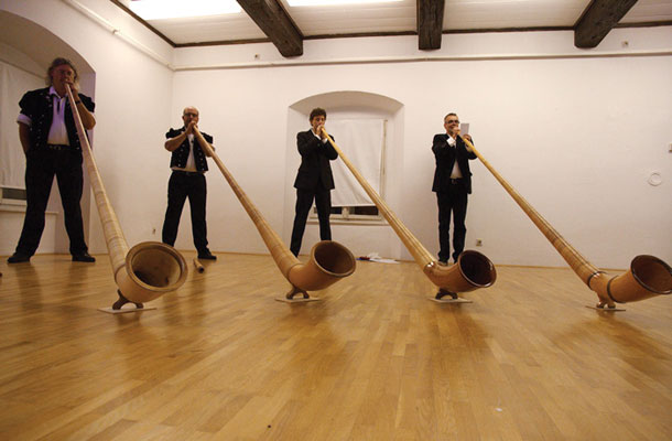 Alphorn Experience (CH), festival eksperimentalne glasbe ŠINA 2014, Idrija 