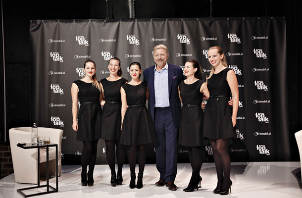 Boris Becker, Business TopTalk 2014, Viba film, Ljubljana