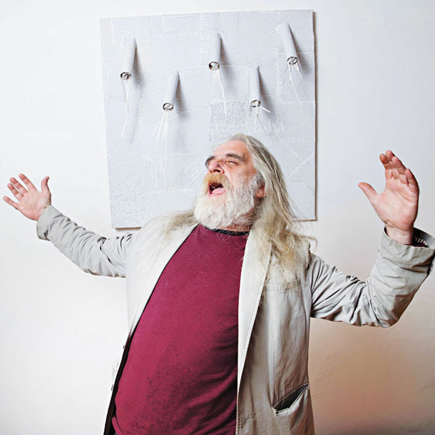 Bojan Meserko: Brez besed (literarno-likovni objekti), galerija Simulaker, Novo mesto