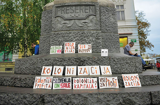 Protest proti kolonializaciji, oktober 2013 