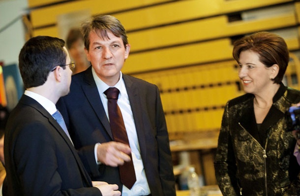 Kot poseben gost je na kongresu nastopil Janez Šušteršič. Ne slučajno, njegovi pogledi na ekonomijo so zelo podobi tistim, ki jih v zadnjem času zagovarja Nova Slovenija.