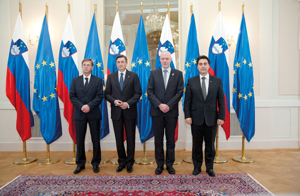 Štirje predsedniki na dvoru