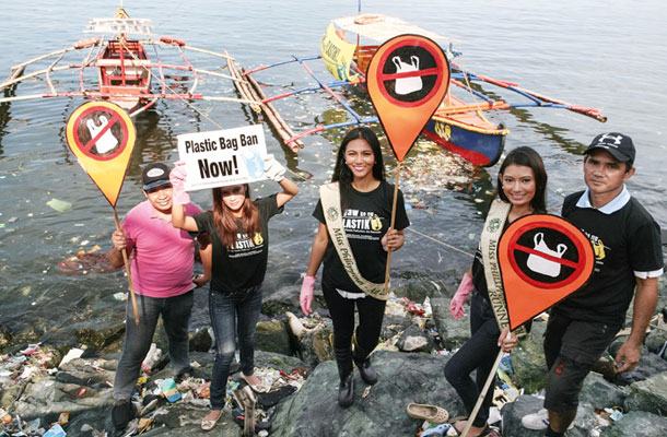 Protest proti vrečkam na Filipinih 