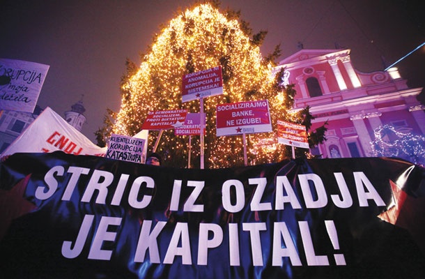 Protest proti korupciji in za javni interes decembra 2013