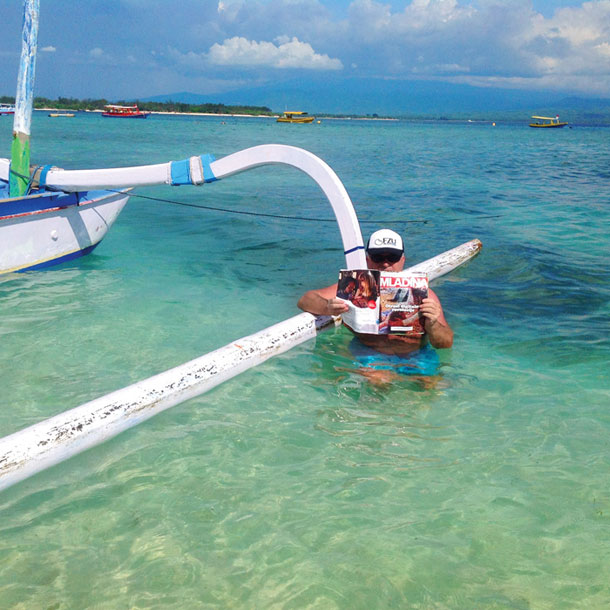 Vroče morsko branje, Trawangan, Indonezija / Foto COF