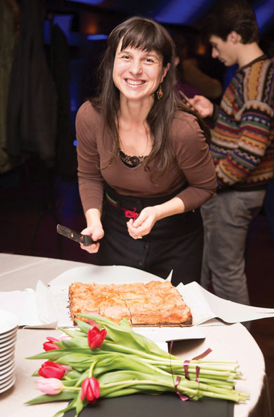Nagrajenka Irena Tomažin: Okus tišine vedno odmeva, Gibanica 2015, Ljubljana