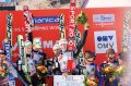 Slovenski skakalci Peter Prevc, Jurij Tepeš, Anže Semenič in Robert Kranjec, moštveni zmagovalci, finale svetovnega pokala, Planica