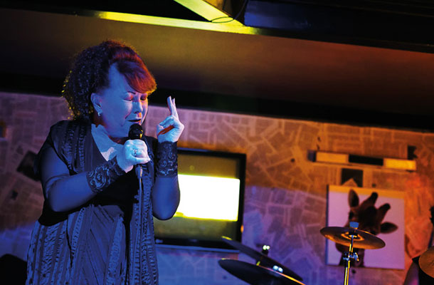 Zdenka Kovačiček, jazz v klubu ZOO, Ljubljana