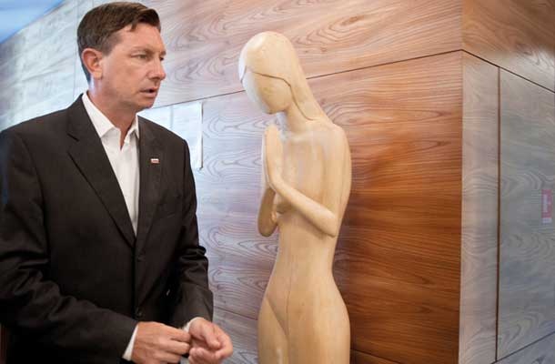 Borut Pahor med obiskom Hiše hospica