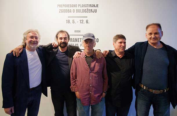 Buldožer, Prepovedano plakatiranje: Zgodba o Buldožerju, pregledna razstava, Photon in Kino Šiška, Ljubljana