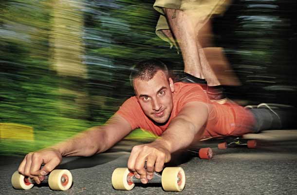 Žiga Komperšek - Murksli, izdelovalec longboardov