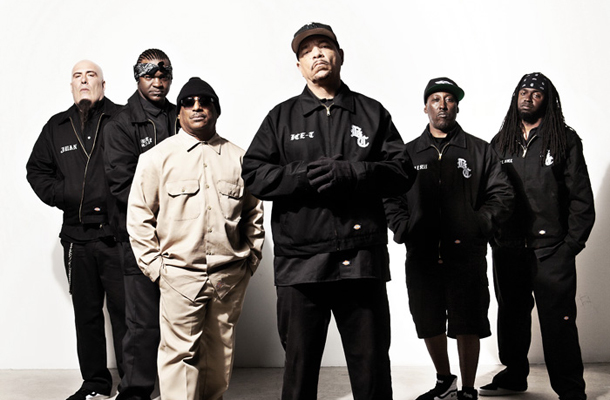 Ice-T (v sredini) s svojo skupino Body Count 
