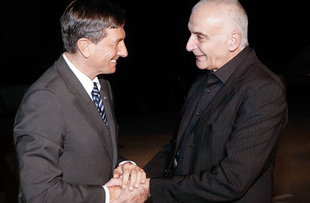 Velika prijatelja: Borut Pahor in Ivo Boscarol 