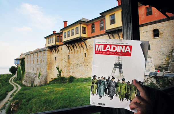Samostan Velika Lavra na sveti gori Athos, Grčija / Foto Joško Prinčič