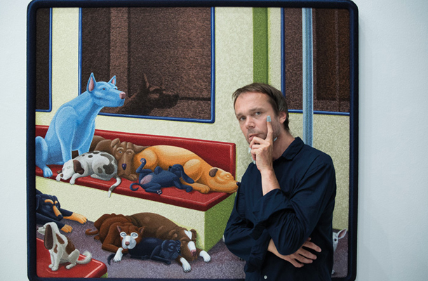 Vladimir Leben in Ercigoj Art: Pasje življenje, Galerija Kresija, Ljubljana
