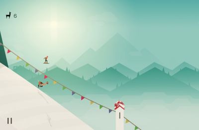 Alto’s Adventure: skupaj z deskarjem Altom drvimo po strmini, preskakujemo ovire in lovimo pobegle lame.