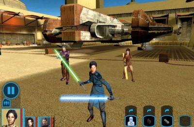 Knights of the Old Republic: enakopravna enota ob filmih in knjigah, ki so nastali o Vojni zvezd. 