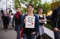 Foto tedna: Protestni shod za solidarnost z begunci in proti ksenofobiji, Ljubljana