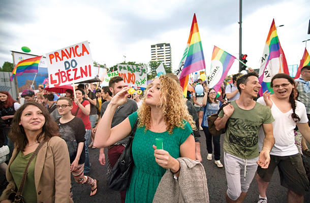 Parada Ponosa v Ljubljani leta 2014 