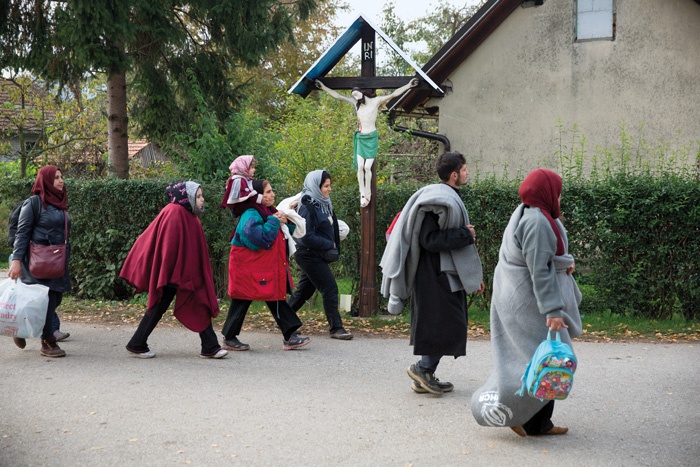 Rigonce: Tudi Kristus je bil begunec, je rekel papež Frančišek za božič leta 2014. In če bi bil ekonomski migrant? Bil bil slab človek za slovenske škofe?
