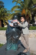 Miroslav Krleža bere, Opatija, HR / Foto Zvonka Kos