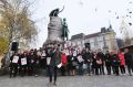 Foto tedna: Začetek »Čas je ZA«, kampanje za uveljavitev zakonske novele, ki bi izenačila pravice istospolno usmerjenih s pravicami vseh drugih, o kateri bomo 20. decembra glasovali na referendumu