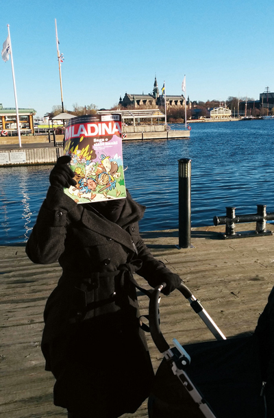 Pred Narodno banko Švedske, Stockholm / Foto Bob