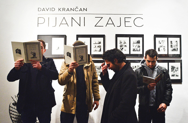 David Krančan: Pijani zajec, Galerija Alkatraz, Ljubljana