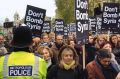Demonstracije proti vojni v Londonu, 28. november 2015
