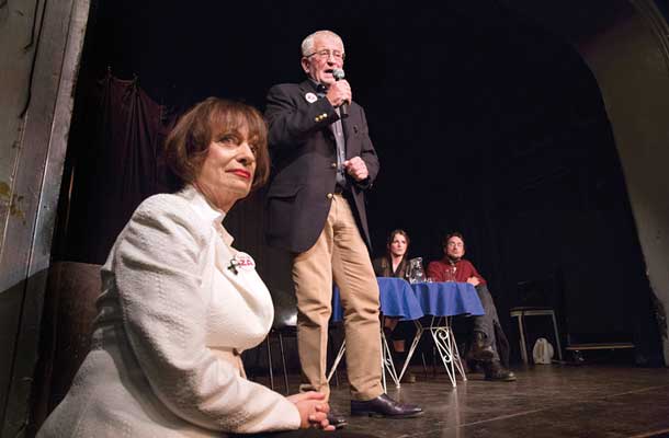 Manca Košir, Peter Čeferin, Ana Dolinar in Mirt Komel  o ljubezni, festival Čas je ZA, KUD France Prešeren, Ljubljana