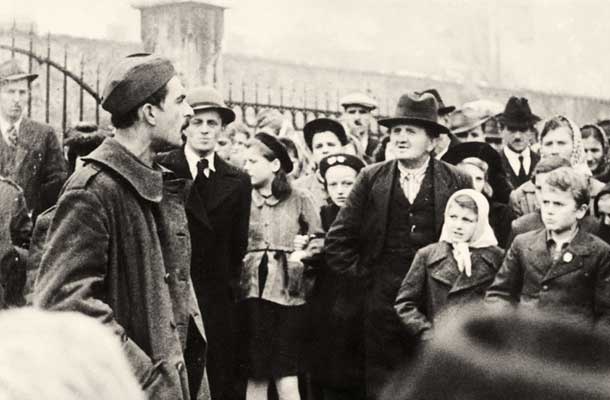 Pesnik Karel Destovnik - Kajuh v Starem trgu pri Ložu jeseni 1943