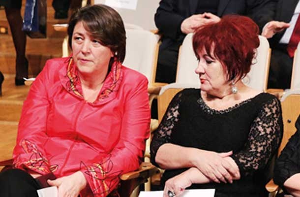 Evropska komisarka Violeta Bulc in varuhinja človekovih pravic Vlasta Nussdorfer na proslavi ob dnevi samostojnosti 