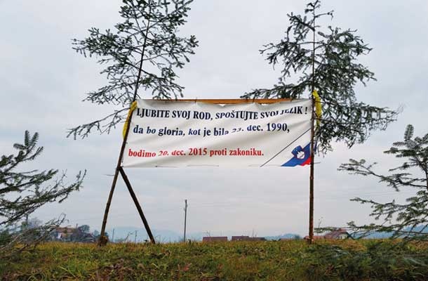 Ni važno, ali je zakonik ali zakon, važno da je gloria: Na krožišču med Šentjurjem in Dramljami