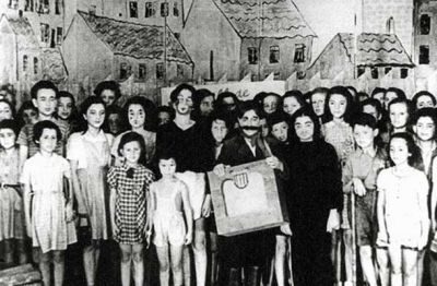 Leto 1942: izvirna ekipa iz praške sirotišnice