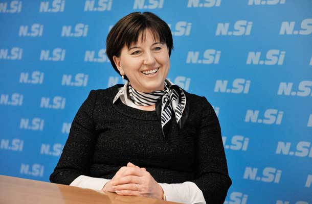 Prijateljica vseh tistih, ki si želijo privatizacije zdravstva, predsednica NSi Ljudmila Novak