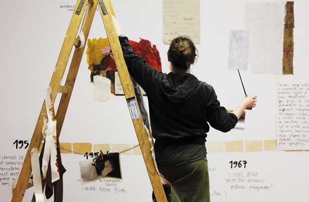 Pedagoški laboratorij Antonija Tàpiesa v nastajanju, Mednarodni grafični likovni center Ljubljana 