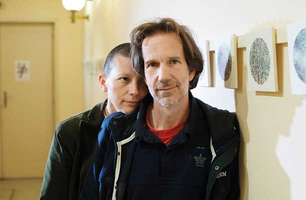 Riegen Zenki Joni in Vlado Škafar, razstava Krošne pesmi in premiera filma Mama, Kinodvor, Ljubljana