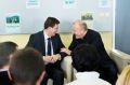 Foto tedna: Premier Miro Cerar in ljubljanski pomožni škof Anton Jamnik, okrogla miza »25 let samostojnosti Slovenije« v organizaciji dijakinj in dijakov Škofijske klasične gimnazije, Ljubljana