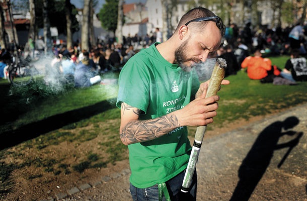 Hašišarska fronta na Kongresnem trgu