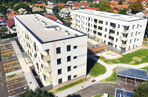 Oskrbovana stanovanja v ljubljanskem naselju Dravlje