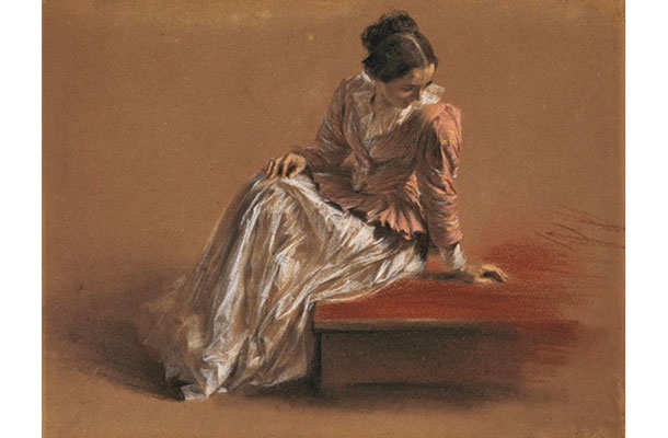 Adolph von Menzel: Portret sestre, 1850