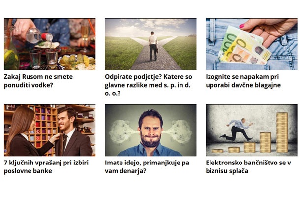 Primeri oglasnih člankov, ki so jih na Financah spisali za NLB in ki so bili na naslovni spletni strani označeni z oznako PRO.