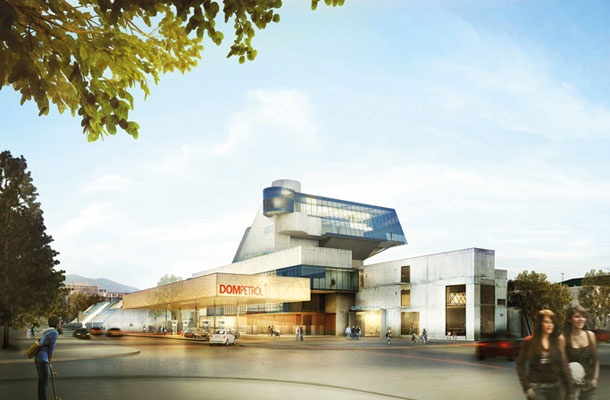 Dom revolucije v Nikšiću, ki je kot nedokončana gradnja desetletja živel življenje ruševine, bodo dokončali po zamisli birojev Sadar + Vuga in HHF Architekten, ki so predlagali, da se popolnoma dokonča samo del stavbe, preostali prostori pa se ohranijo v surovem stanju in bodo namenjeni za različne dogodke in prireditve.