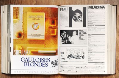 Oglas v Mladini leta 1996 (dovoljeno je bilo reklamirati nov izdelek)