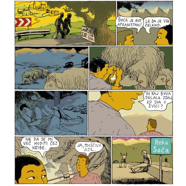 Slovenija spominja na Švico le s svojo pokrajino.